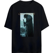 Von Labas Game Of Thrones Tasarımlı Unısex Oversıze Pamuklu Tshırt