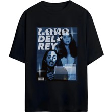 Von Labas Lana Del Rey Tasarımlı Unısex Yeni Sezon Oversıze Pamuklu  T-Shırt