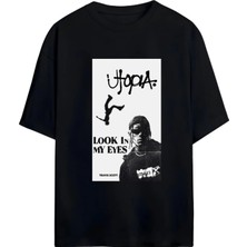 Von Labas Travıs Scott Tasarımlı Unısex Yeni Sezon Oversıze Pamuklu  T-Shırt