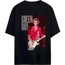 Von Labas Green Day Yeni Sezon Unısex Oversıze Pamuklu T-Shırt