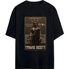 Von Labas Travıs Scott Tasarımlı Unısex Yeni Sezon Oversıze Pamuklu  T-Shırt