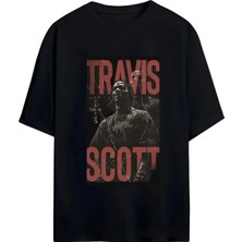 Von Labas Travıs Scott Tasarımlı Unısex Yeni Sezon Oversıze Pamuklu  T-Shırt