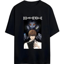 Von Labas Death Note Tasarımlı Unısex Oversıze Pamuklu Tshırt
