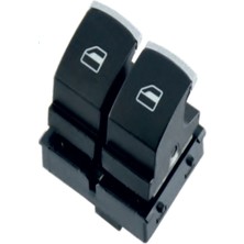 Universal Caddy Cam Düğmesi Cam Anahtar Sol Caddy Eos Polo Amarok Çiftli Krom AN408C