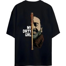 Von Labas The Walkıng Dead Tasarımlı Yüksek Baskı Kaliteli Unısex Yeni Sezon Oversıze Pamuklu T-Shırt