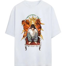 Von Labas Death Note Tasarımlı Unısex Oversıze Pamuklu Tshırt