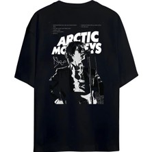 Von Labas Arctic Monkeys Tasarımlı Unisex Pamuklu T-Shirt