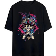 Von Labas Yu-Gi-Oh! Tutkunlarına Özel Unisex Oversize Pamuklu Tişört