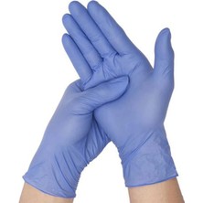 Kardelen İş Elbiseleri Koin Medikal Mavi Nitril Eldiven | Pudrasız, Tek Kullanımlık, Muayene Eldiveni (100’LÜ Kutu)