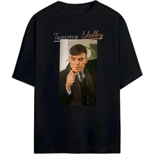 Von Labas Tommy Shelby,peakyblınders,thomas Shelby Tasarımlı Unısex Yeni Sezon Oversıze Pamuklu  T-Shırt