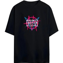 Von Labas Mindless Self Indulgence Msı Hayranlarına Özel Tasarımlı Unısex Oversıze Pamuklu T-Shırt