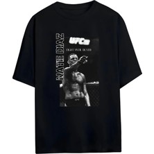 Von Labas Nate Dıaz Ufc Tasarımlı Yeni Sezon Unısex Oversıze Tshırt