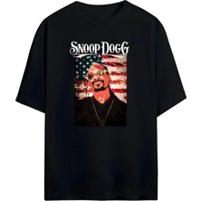 Von Labas Snoop Dogg Unısex Oversıze Pamuklu Tshırt