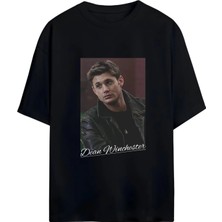 Von Labas Dean Wınchester Supernatural Unısex Oversıze Pamuklu Tshırt