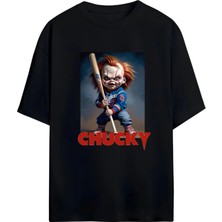 Von Labas Chucky Unısex Oversıze Pamuklu Tshırt
