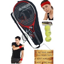 PremiumPort Çocuklar Için 21 Inç Tenis Raketi ve Aksesuar Seti