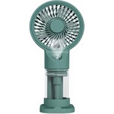 Trendhane Su Püskürmeli Serinletici 800 Mah 5 Saat Çalışma Kapasiteli Mini Dan Vantilatör