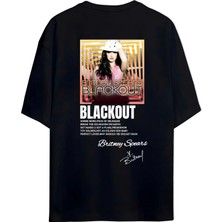 Von Labas Brıtneyblackout 2007 Album Cover Sırt ve Göğüs Tasarımlı Unısex Tshırt