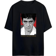 Von Labas Tony Montana Unısex Oversıze T-Shırt