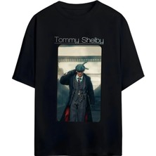 Von Labas Tommy Shelby,peakyblınders,thomas Shelby Tasarımlı Unısex Yeni Sezon Oversıze Pamuklu  T-Shırt