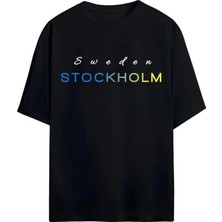 Von Labas Stockholm Sweden Unısex Oversıze T-Shırt