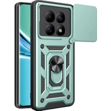 Hayat Store Xiaomi Redmi Note 15 4g Pars Lens Yüzüklü Silikon - Yeşil