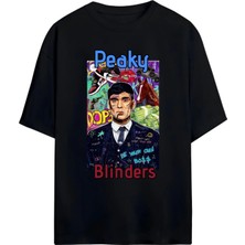 Von Labas Tommy Shelby -Peaky Blınders Unısex  Oversıze T-Shırt