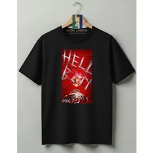 Von Labas Lil Peep Hellboy Özel Tasarım Baskılı %100 Pamuklu Unisex Tişört