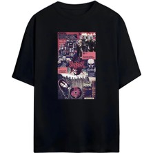 Von Labas Slıpknot Tasarımlı Unısex Yeni Sezon Oversıze Pamuklu T-Shırt