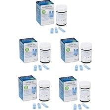 Eco Şeker Ölçüm Çubuğu, 250 Adet, 5 Kutu, Güvenli ve Pratik Kullanım