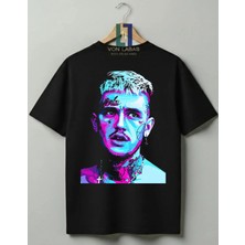 Von Labas Lil Peep Hellboy Özel Tasarım Baskılı %100 Pamuklu Unisex Tişört
