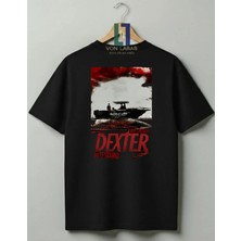 Von Labas Dexter Tasarımlı %100 Pamuklu Unisex Yüksek Baskı Kaliteli Tişört
