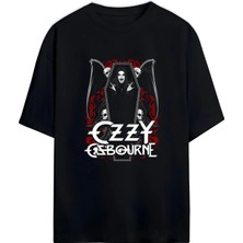 Von Labas Ozzy Osbourne Unısex Oversıze Pamuklu T-Shırt