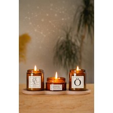 Luma Candle Nrzsnt Yay Burcu Ritüel Koku 3 Lü Mum Ö HARFI-111 Yeni Başlangıçlar ve Düşünce Gücü