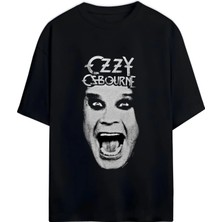 Von Labas Ozzy Osbourne Unısex Oversıze Pamuklu T-Shırt