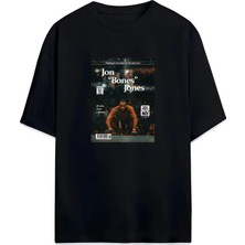 Von Labas Jon Jones Ufc Baskılı Oversize T-Shirt