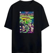 Von Labas Mindless Self Indulgence Msı Hayranlarına Özel Tasarımlı Unısex Oversıze Pamuklu T-Shırt