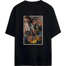 Von Labas The Last Of Us Tasarımlı Unısex Oversıze Pamuklu Tshırt