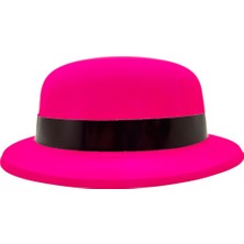 NW NessiWorld Neon Partisi Pembe Renk Melon Plastik Parti Şapkası