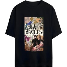 Von Labas The Beatles Unısex Oversıze Pamuklu Tshırt