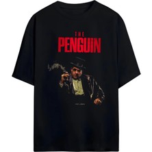 Von Labas The Penguın  Unısex Oversıze Pamuklu T-Shırt