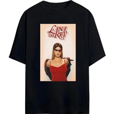 Von Labas Lana Del Rey Tasarımlı Unısex Yeni Sezon Oversıze Pamuklu  T-Shırt