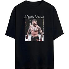 Von Labas Dustin Poirier Fanlarına Özel Unisex Pamuklu Ufc Tişört - Mma Yıldızı Tasarımı