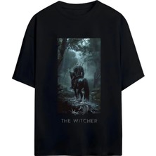Von Labas The Wıtcher Tasarımlı Unısex Oversıze Pamuklu Tshırt