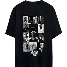 Von Labas Tupac Shakur - Thug Lıfe  Yüksek Baskı Kaliteli Unısex Yeni Sezon Oversıze Pamuklu  T-Shırt