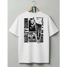 Von Labas Harley Quinn Tasarımlı %100 Pamuklu Unisex Tişört