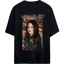 Von Labas Lana Del Rey Tasarımlı Unısex Yeni Sezon Oversıze Pamuklu  T-Shırt
