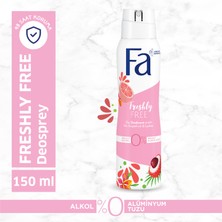 Kadınlar İçin Fa Freshly Free Greyfurt & Liçi Deosprey 150 ml Alüminyum Tuzu İçermeyen Formül