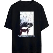 Von Labas Lınkın Park Chester Bennıngton Tasarımlı Unısex Yeni Sezon Oversıze Pamuklu  T-Shırt