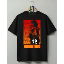 Von Labas Pulp Fiction Tasarımlı Premium Unisex %100 Pamuklu Yüksek Kalite Baskılı Tişört Tvd